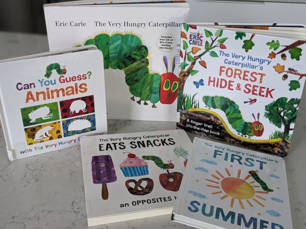 the hungry caterpillar books